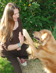Sindi and Ginger High 5 it