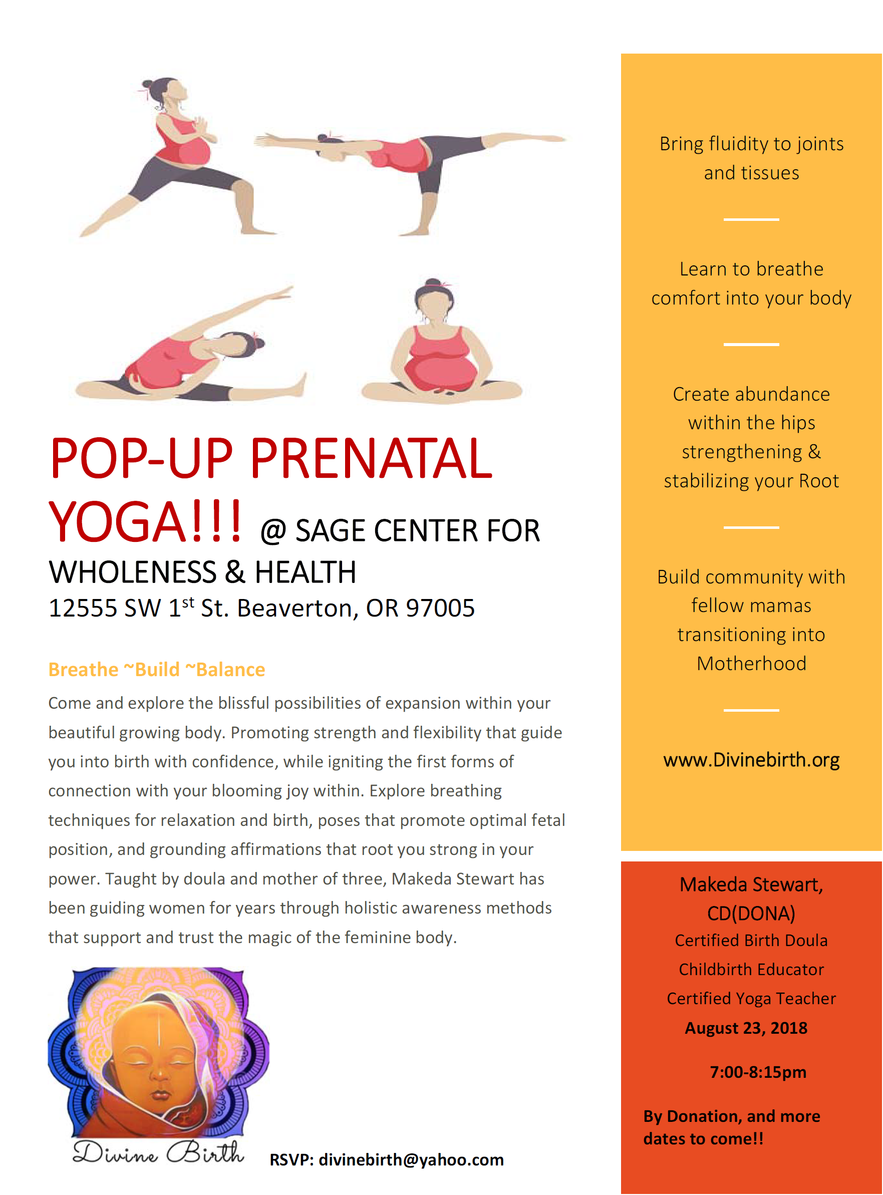 Prenatal Yoga Class