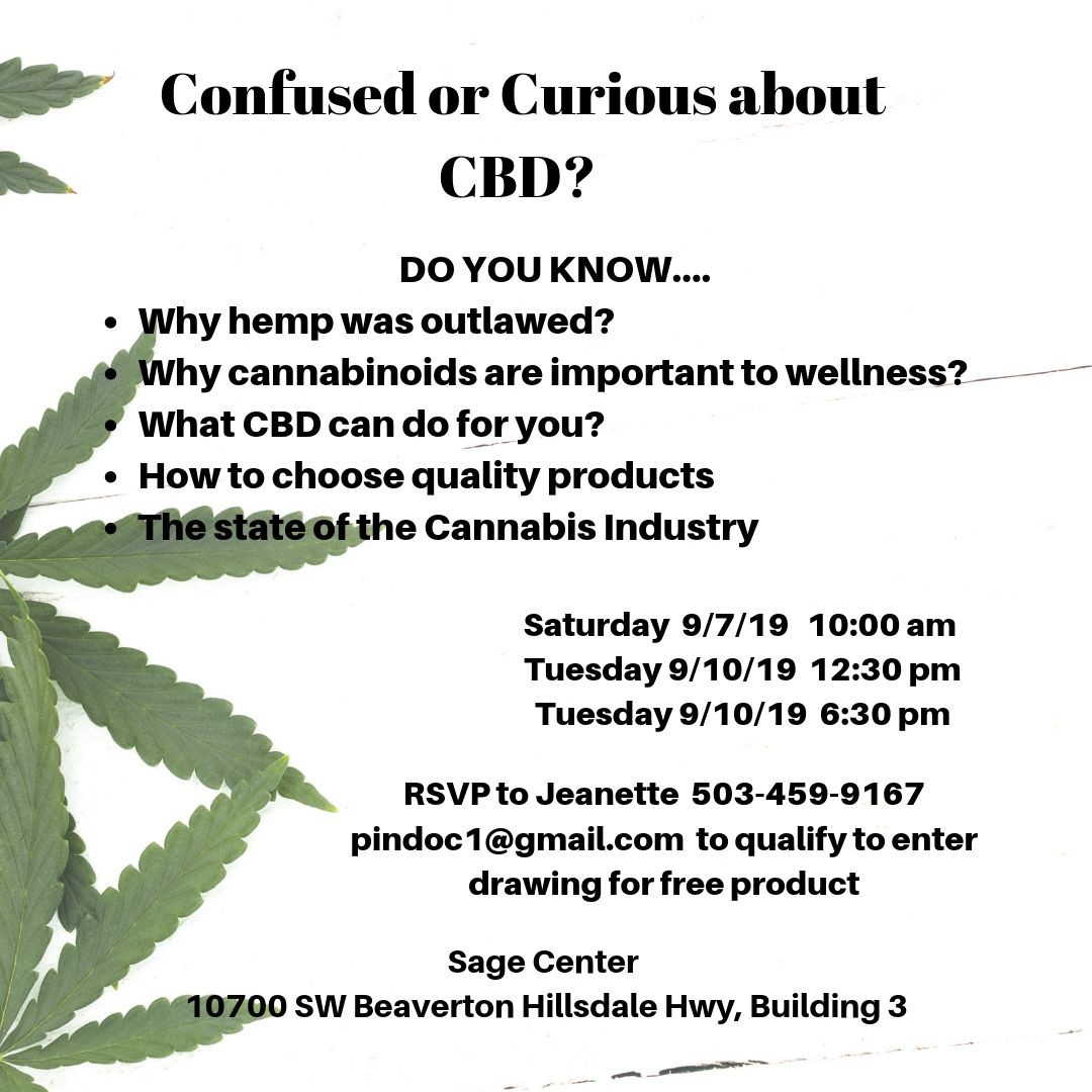 CBD class Sage Center Beaverton