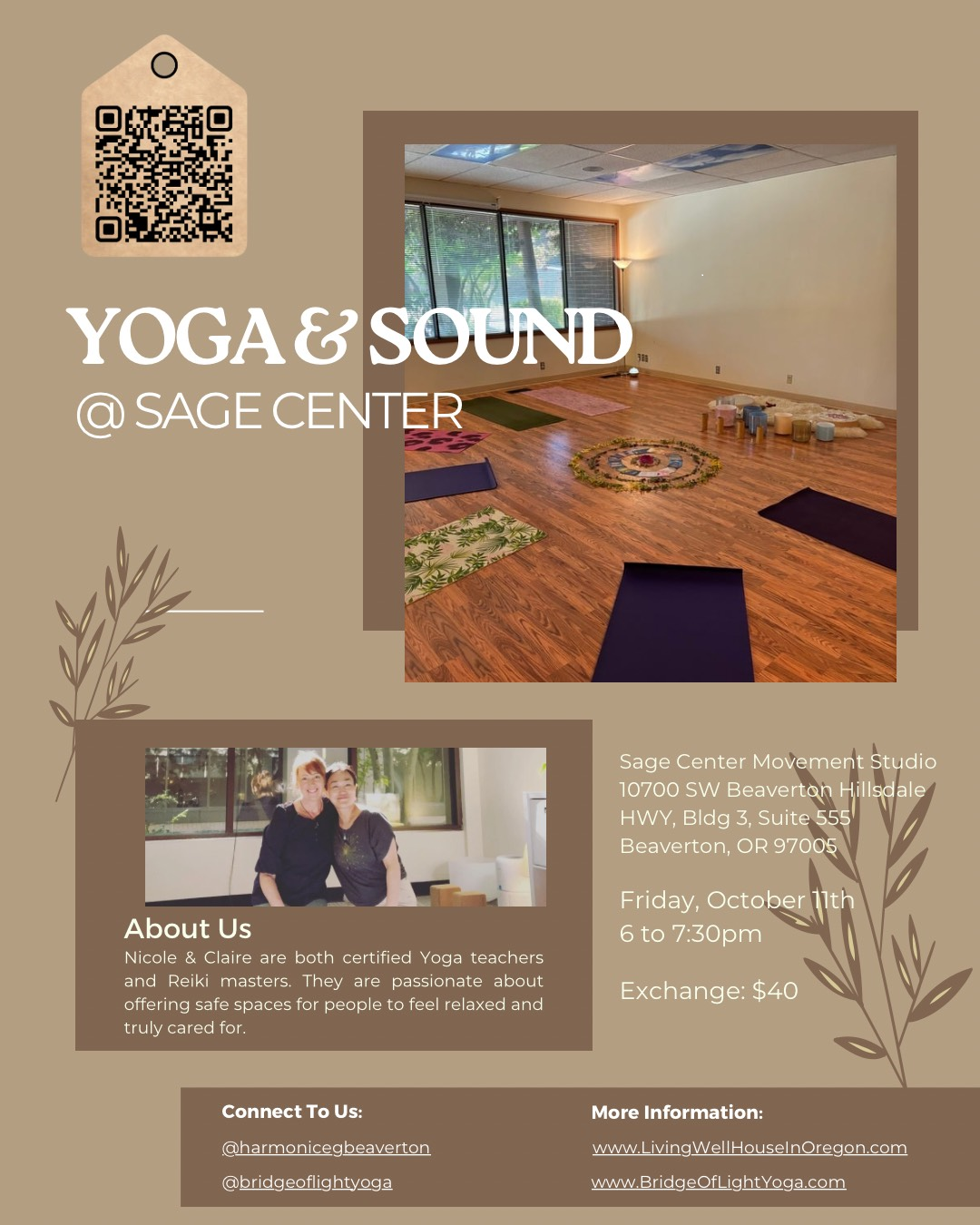 Yoga & Sound at Sage Center