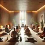 meditation session at the Sage Center for Wholeness and Health